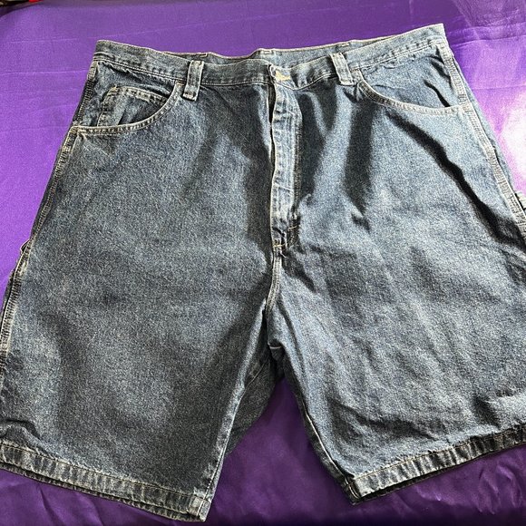 📌Wrangler Mens Five Star Carpenter Shorts - Picture 1 of 13